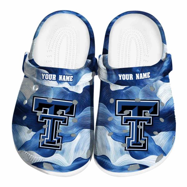 Texas Tech Red Raiders Ocean Waves Crocs Fashion forward