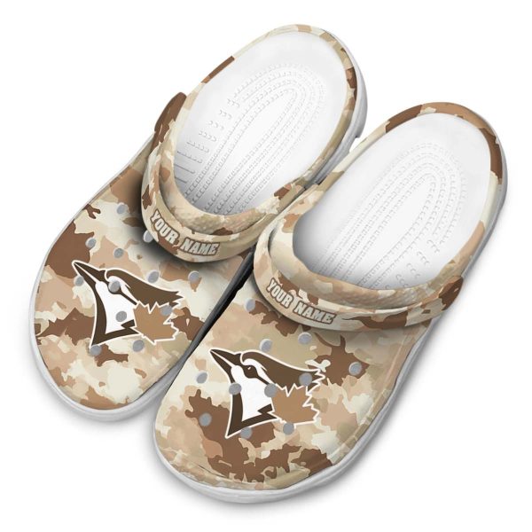 Toronto Blue Jays Desert Camo Crocs Top rated
