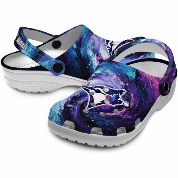 Toronto Blue Jays Galaxy Swirl Crocs Premium grade