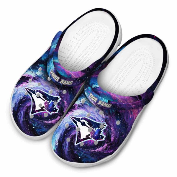 Toronto Blue Jays Galaxy Swirl Crocs Top rated