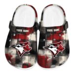 Toronto Blue Jays Plaid Fusion Crocs Fashion forward