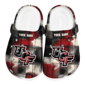 UCF Knights Plaid Fusion Crocs Fashion forward