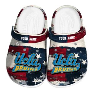 UCLA Bruins Patriotic Stripes Crocs Fashion forward