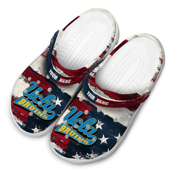 UCLA Bruins Patriotic Stripes Crocs Top rated