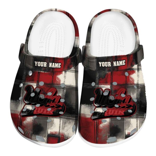 UCLA Bruins Plaid Fusion Crocs Fashion forward