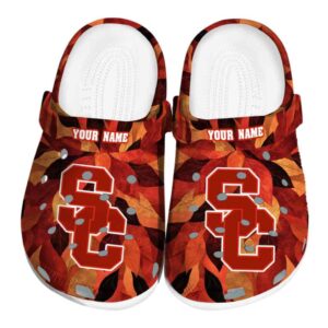 USC Trojans Autumn Leaves Crocs Fashion forward
