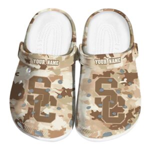 USC Trojans Desert Camo Crocs Fashion forward