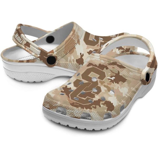 USC Trojans Desert Camo Crocs Premium grade