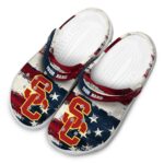 USC Trojans Patriotic Stripes Crocs Fashion forward