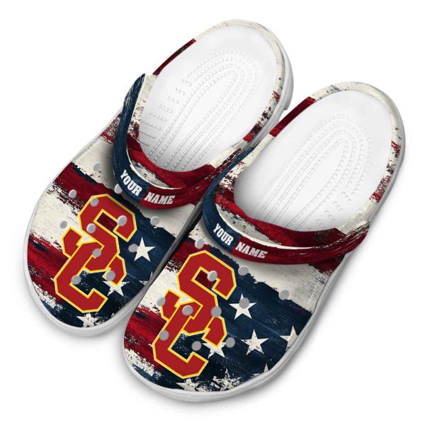 USC Trojans Patriotic Stripes Crocs Top rated