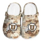 Utah Utes Desert Camo Crocs Fashion forward