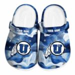 Utah Utes Ocean Waves Crocs Fashion forward