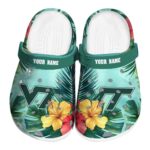 Virginia Tech Hokies Tropical Vibes Crocs Fashion forward