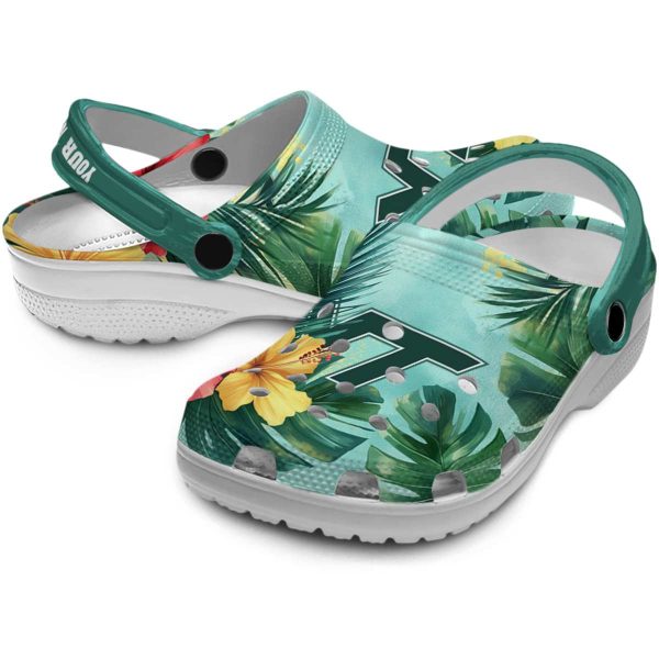 Virginia Tech Hokies Tropical Vibes Crocs Premium grade