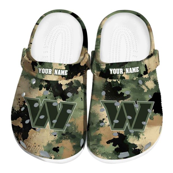 Washington Commanders Camouflage Craze Crocs Fashion forward