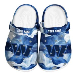 Washington Commanders Ocean Waves Crocs Fashion forward
