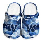 Washington Huskies Ocean Waves Crocs Fashion forward