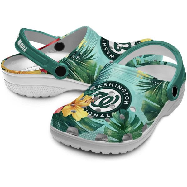 Washington Nationals Tropical Vibes Crocs Premium grade