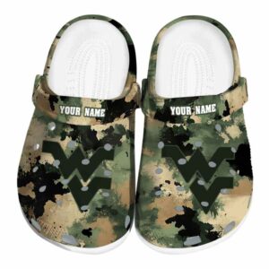 West Virginia Mountaineers Camouflage Craze Crocs Fashion forward