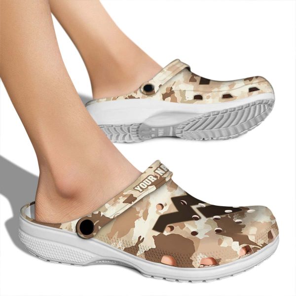 West Virginia Mountaineers Desert Camo Crocs New Arrival