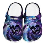 West Virginia Mountaineers Galaxy Swirl Crocs Fashion forward