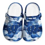 Wisconsin Badgers Ocean Waves Crocs Fashion forward