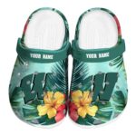 Wisconsin Badgers Tropical Vibes Crocs Fashion forward