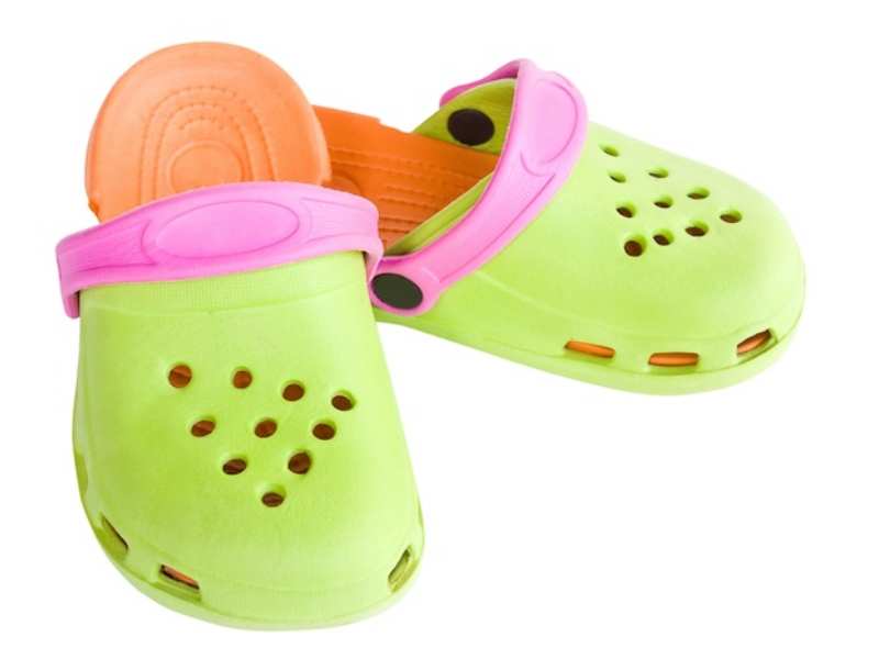 Crocs are made from a material called Croslite (Source: Ipwatchdog)