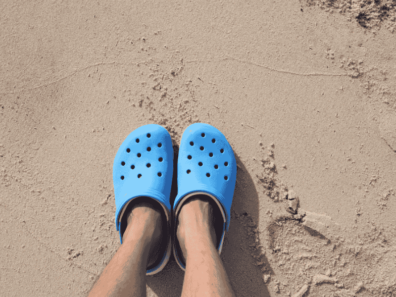 You can wear Crocs when walk on the beach! You can wear Crocs when walk on the beach!
