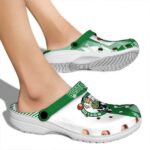 boston celtics geometric background crocs fashion forward