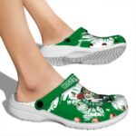 boston celtics splatter graphics crocs fashion forward