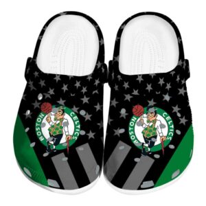 boston celtics stellar stripes theme crocs fashion forward
