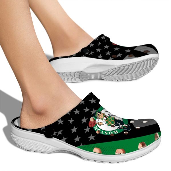 boston celtics stellar stripes theme crocs new arrival