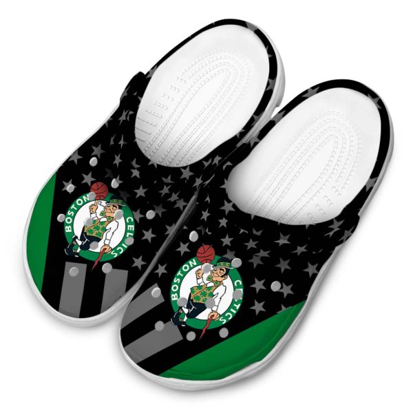 boston celtics stellar stripes theme crocs top rated