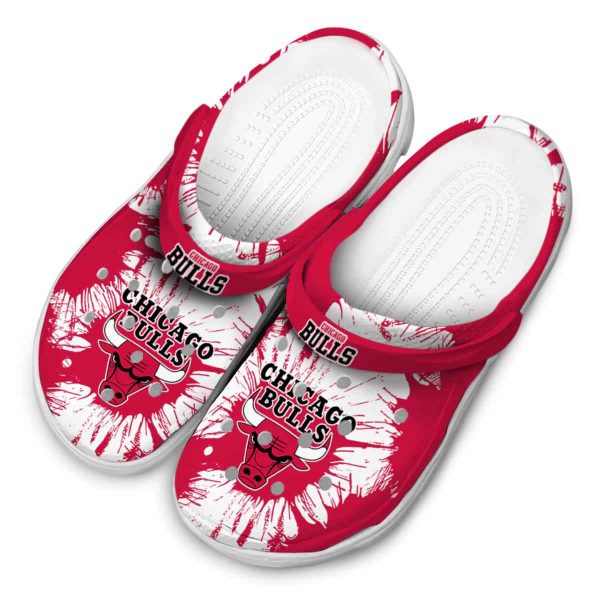 chicago bulls splatter graphics crocs top rated