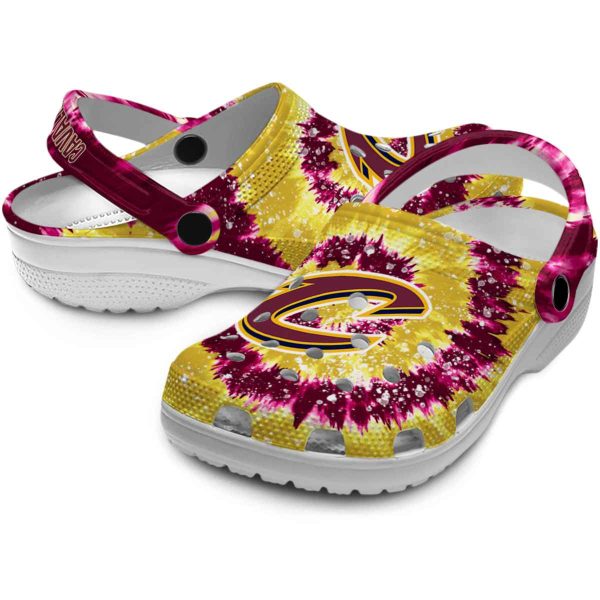 cleveland cavaliers radiant burst effect crocs premium grade
