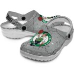 custom boston celtics cracked texture crocs fashion forward