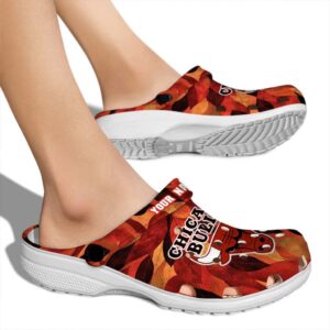 custom chicago bulls autumn leaves crocs new arrival