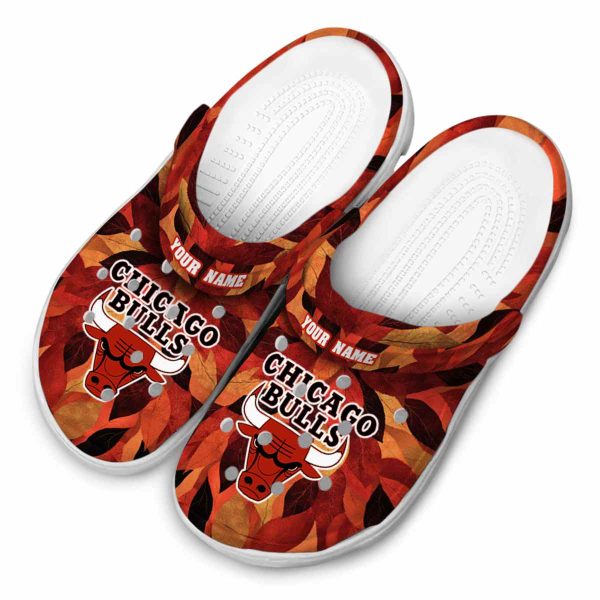 custom chicago bulls autumn leaves crocs top rated