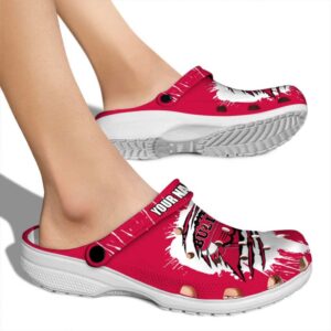 custom chicago bulls splash motif background crocs new arrival