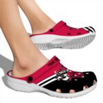 custom chicago bulls striped accents crocs fashion forward