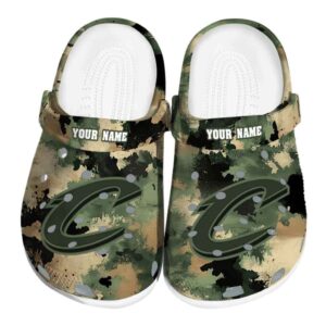 custom cleveland cavaliers camouflage craze crocs fashion forward