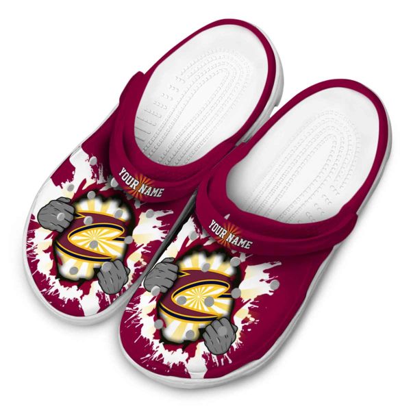 custom cleveland cavaliers gripping hand crocs top rated