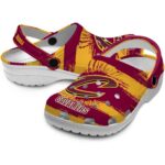 custom cleveland cavaliers paint splatter graphics crocs fashion forward