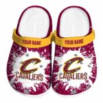 custom cleveland cavaliers splash art crocs fashion forward