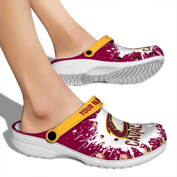 custom cleveland cavaliers splash art crocs new arrival