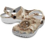 custom golden state warriors desert camo crocs fashion forward