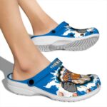 custom new york knicks gripping hand crocs fashion forward