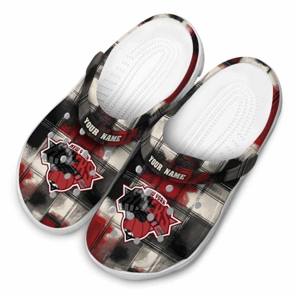 custom new york knicks plaid fusion crocs top rated