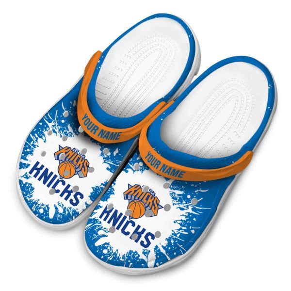 custom new york knicks splash art crocs top rated